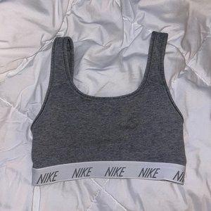 Nike Gray sports bra